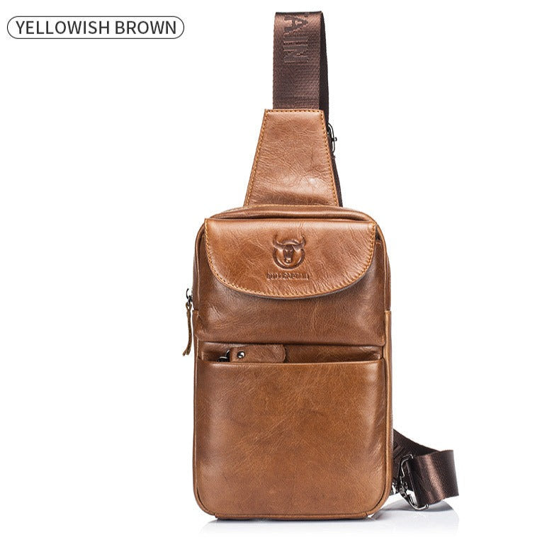 Genuine Leather Fashion Chest Bag（Buy 2 Save 8%,Automatic）