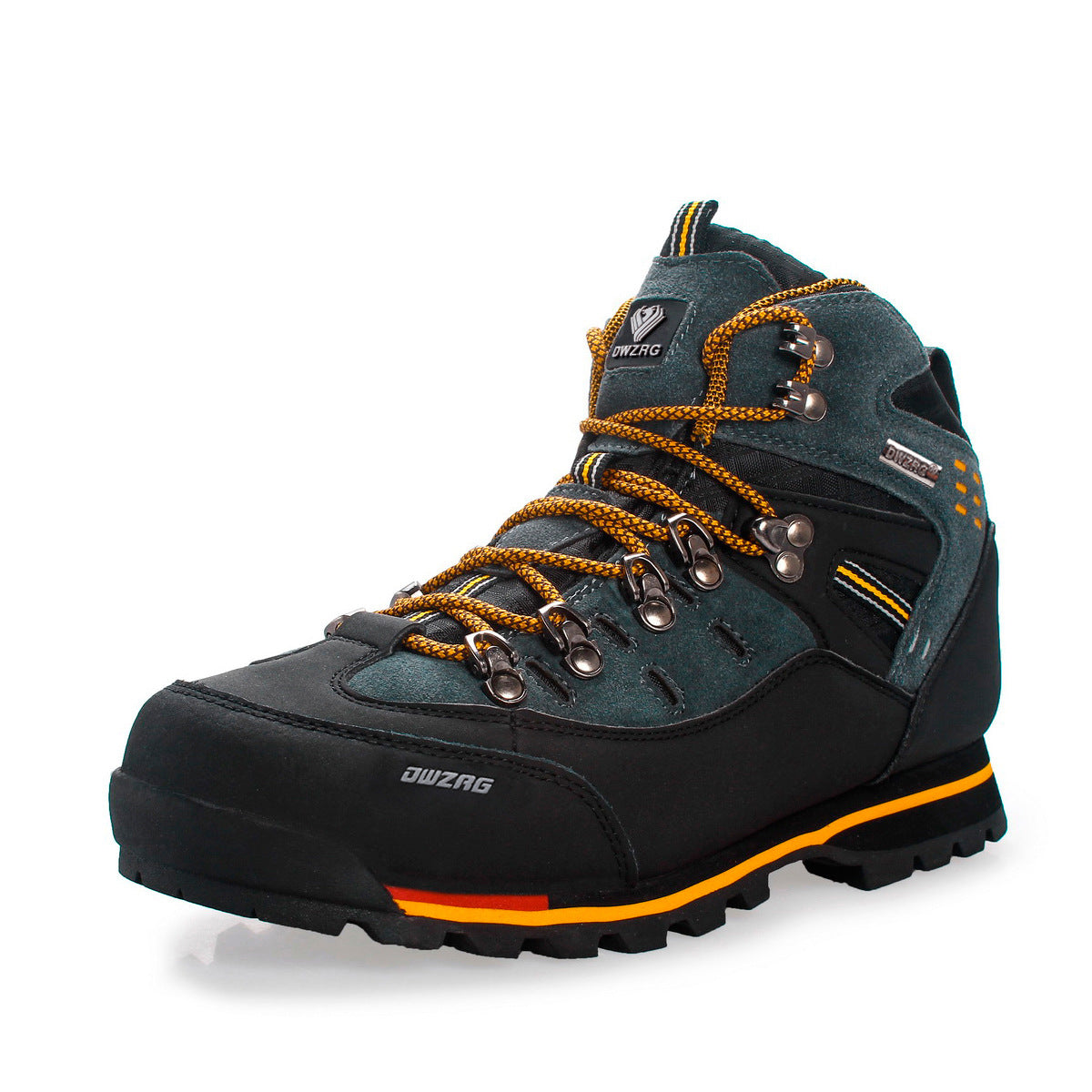 Tiosebon Men's Outdoor Hiking Travel Shoes-Yellow