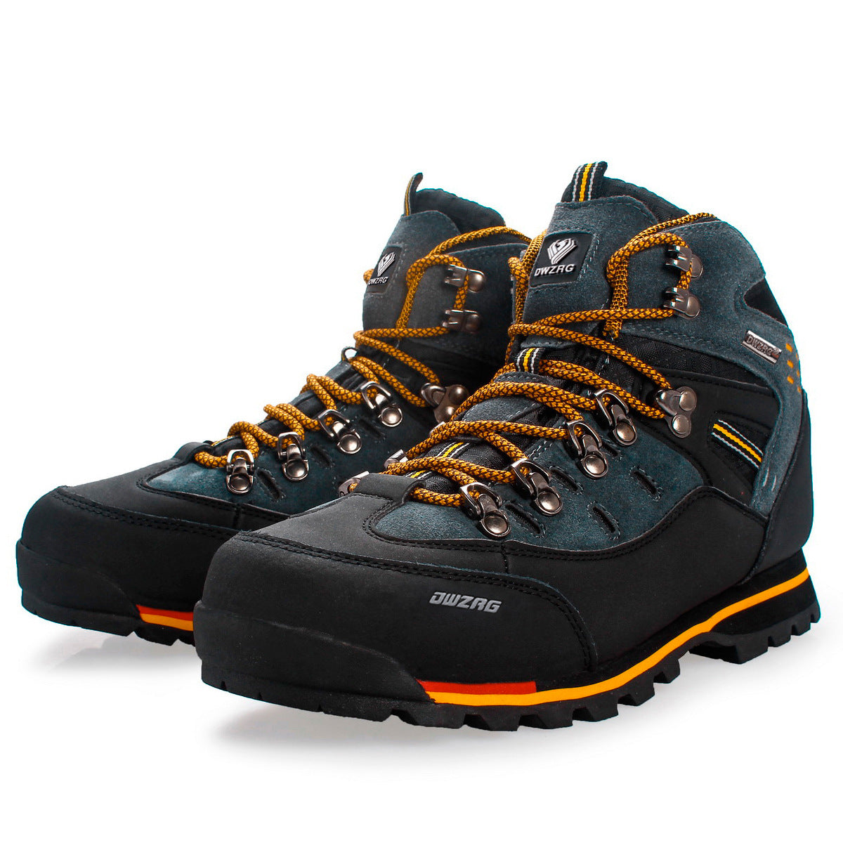 Tiosebon Men's Outdoor Hiking Travel Shoes-Yellow