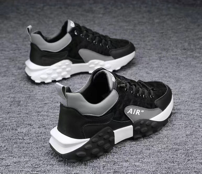 Tiosbeon Wear-resistant Non-Slip Outdoor Hiking Shoes-Black