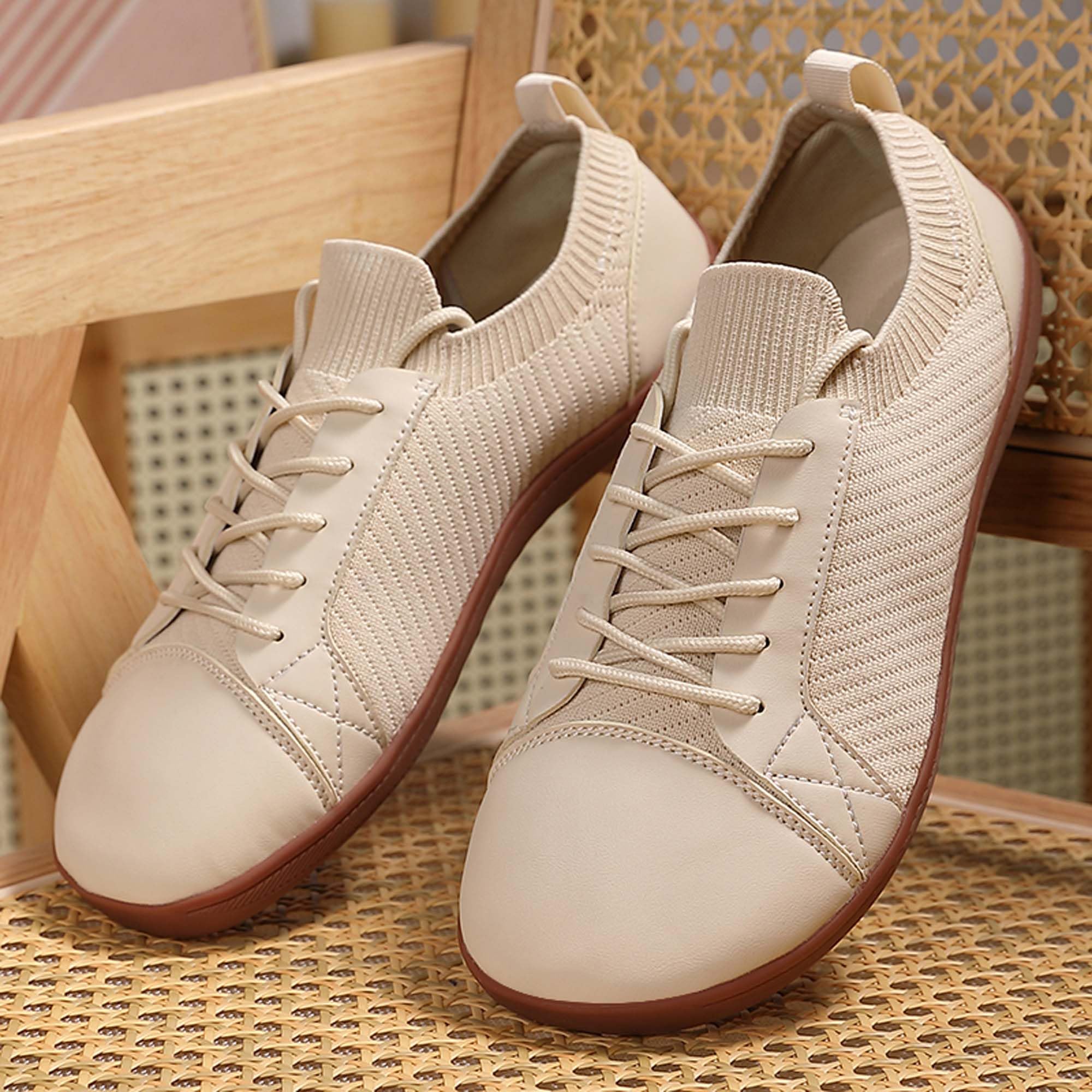 Tiosebon Men's Wide Version Barefoot  Sneakers