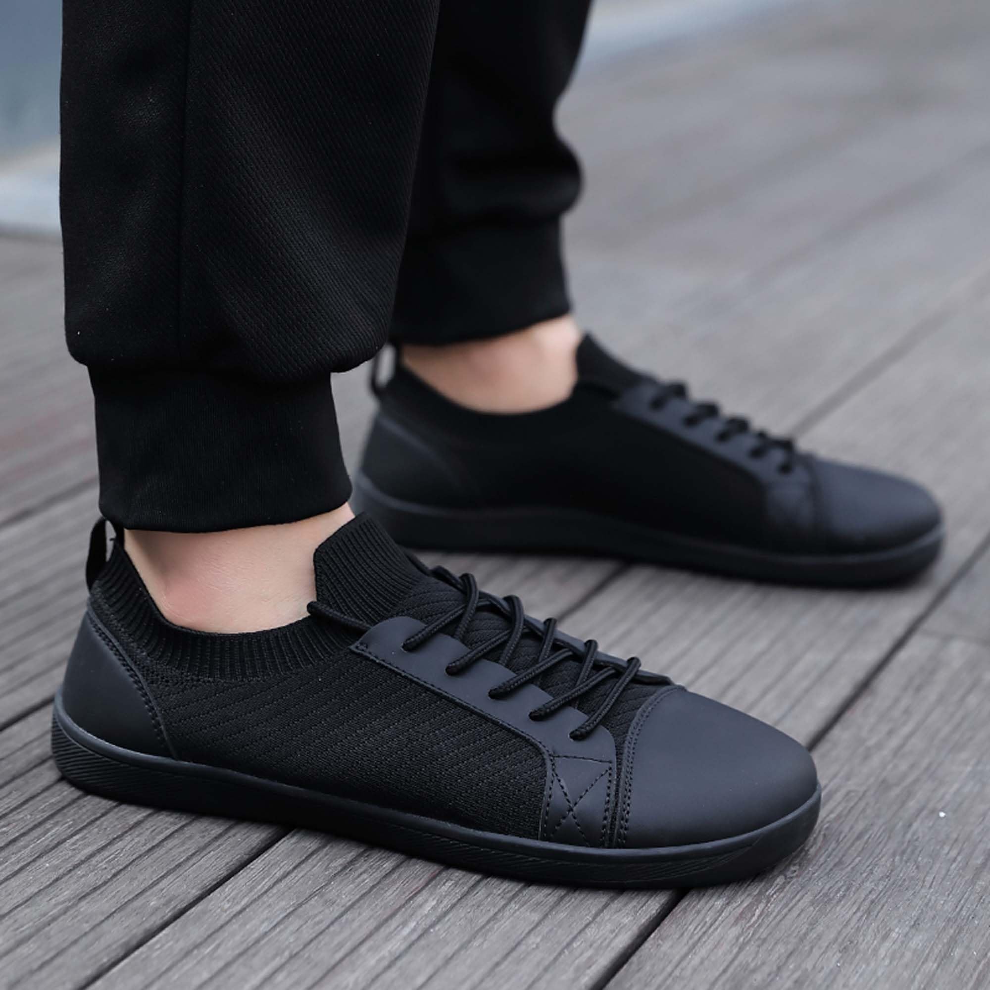 Tiosebon Men's Wide Version Barefoot  Sneakers