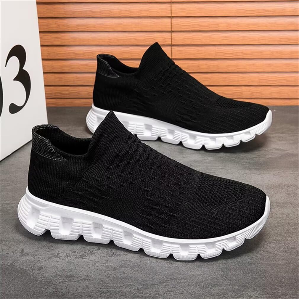 Tiosebon  Unisex Mesh Breathable  Casual Non Slip Flat Sports Sneakers