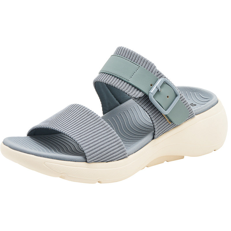Tiosebon Lightweight Non-slip Sports Sandals-Blue