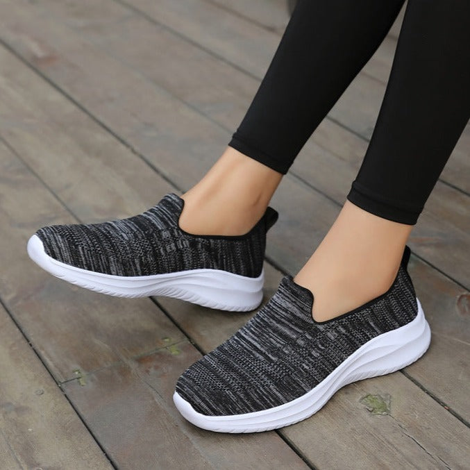 Tiosebon Travel Comfort Walking Shoes-Gray
