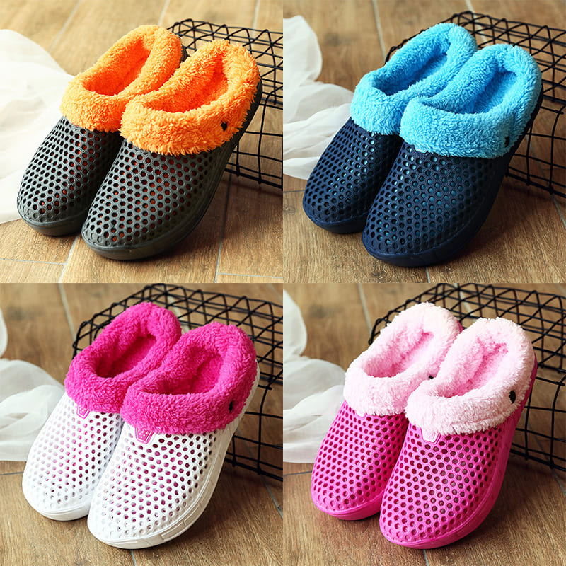 Tiosebon Unisex  Winter Fuzzy Slippers