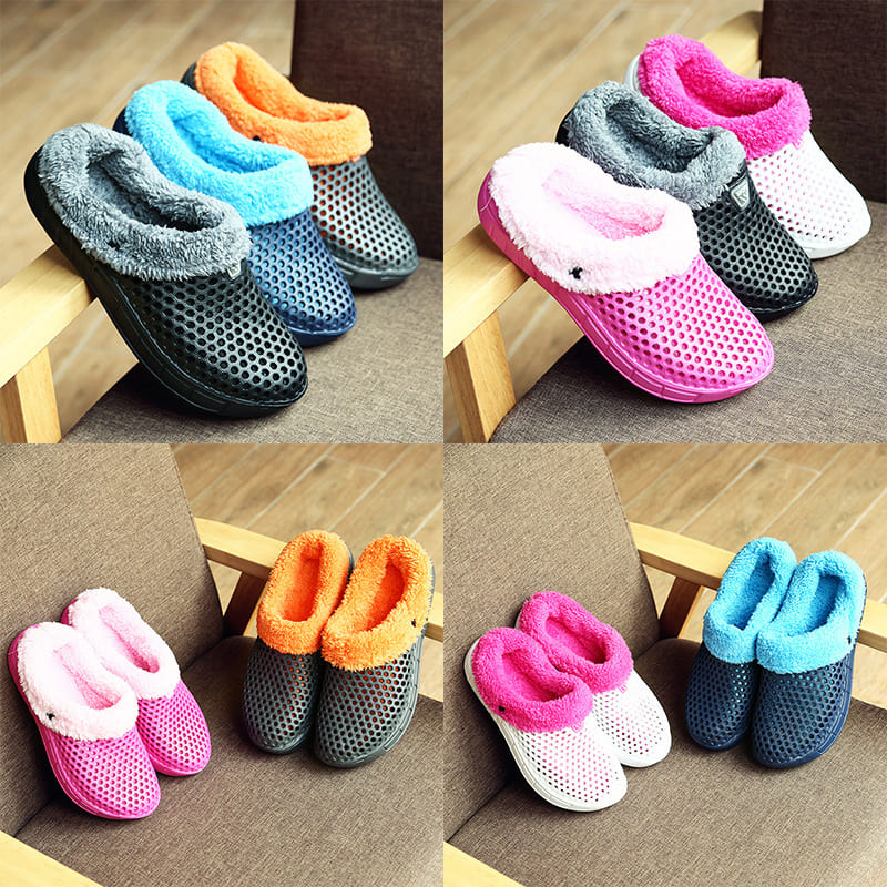 Tiosebon Unisex  Winter Fuzzy Slippers
