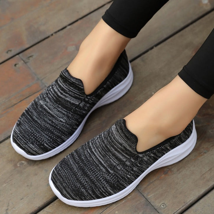 Tiosebon Travel Comfort Walking Shoes-Gray
