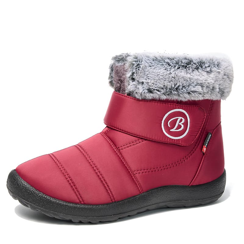 Tiosebon Multifunctional Thickened Snow Boots-Red