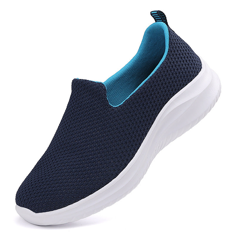 Tiosebon Travel Comfort Walking Shoes-Blue