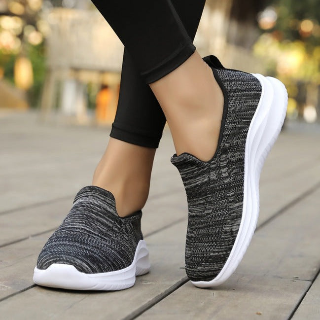 Tiosebon Travel Comfort Walking Shoes-Gray