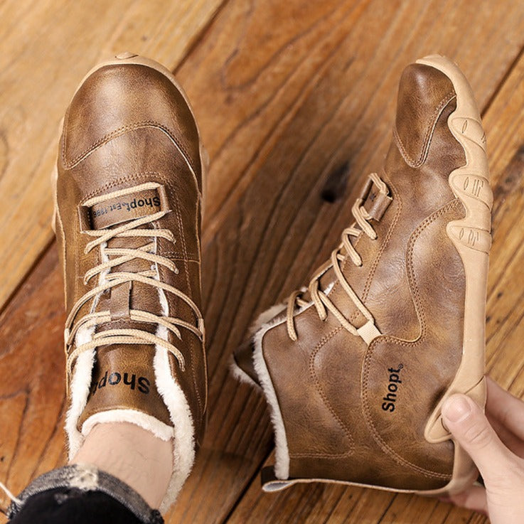 Tiosebon Men's Fashion Casual Boots-Khaki