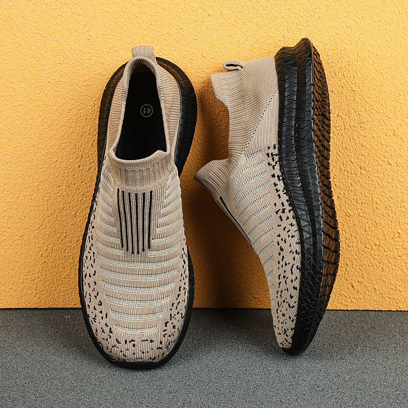 Tiosebon Men's Plus Size Slip-On Sneakers