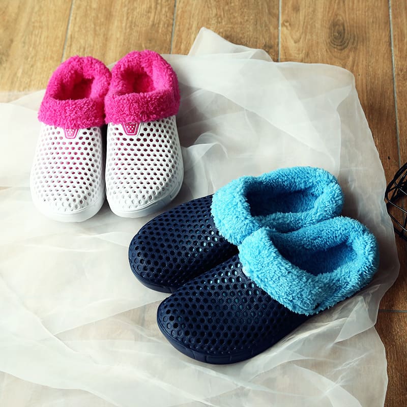 Tiosebon Unisex  Winter Fuzzy Slippers