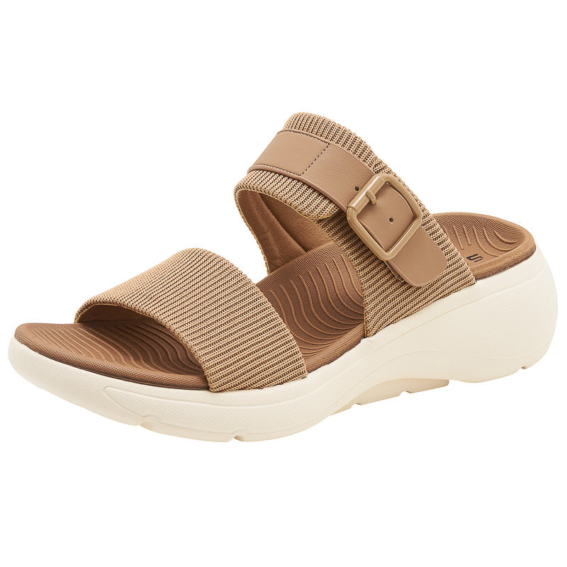 Tiosebon Lightweight Non-slip Sports Sandals-Orange