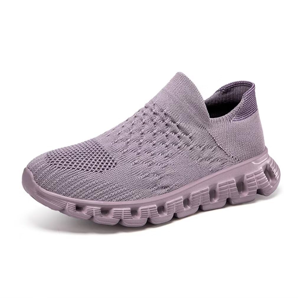 Tiosebon  Unisex Mesh Breathable  Casual Non Slip Flat Sports Sneakers