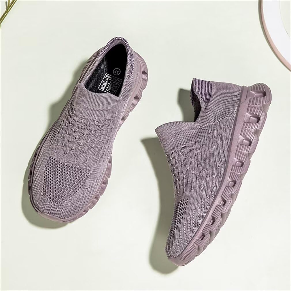 Tiosebon  Unisex Mesh Breathable  Casual Non Slip Flat Sports Sneakers