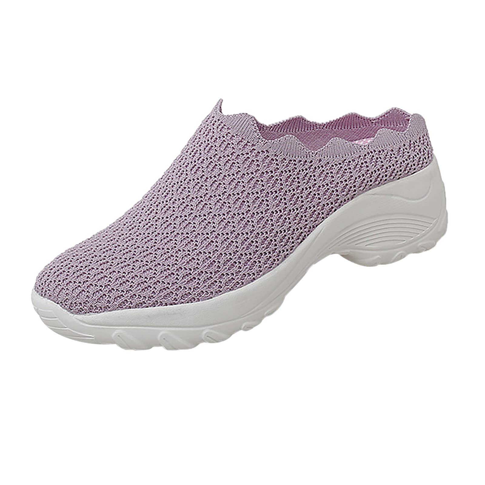 Tiosebon Womens Walking Shoes Slip-On Casual Loafers