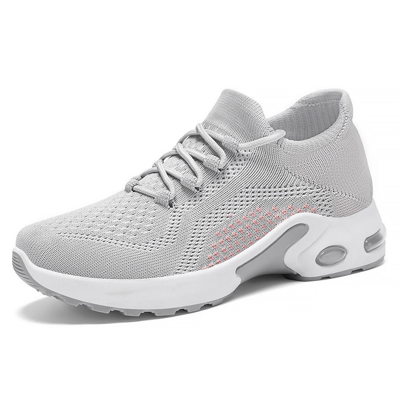 Tiosebon Flying Woven Breathable Casual  Air Cushion Snecker