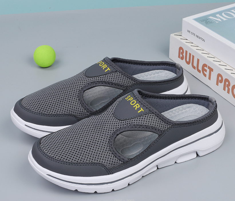 Unisex Casual Plus Size Half Slippers