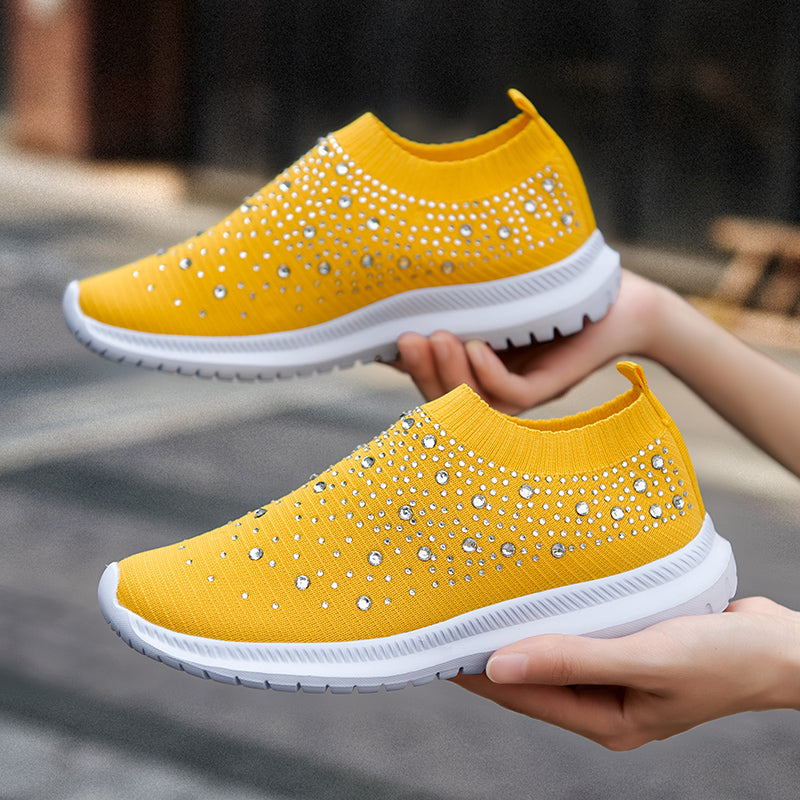 Women's Rhinestone Slip-on Shoes