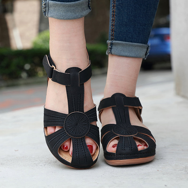 Women's Splicing Casual Sandals-SIKETU