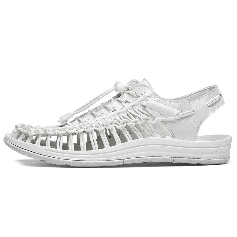 Men's Summer Woven Lace-up Sandals