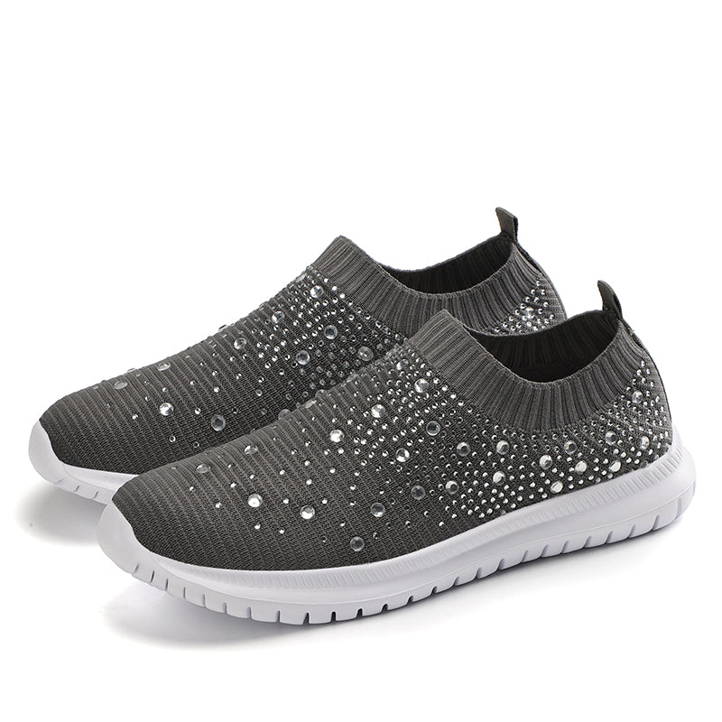 Women's Rhinestone Slip-on Shoes