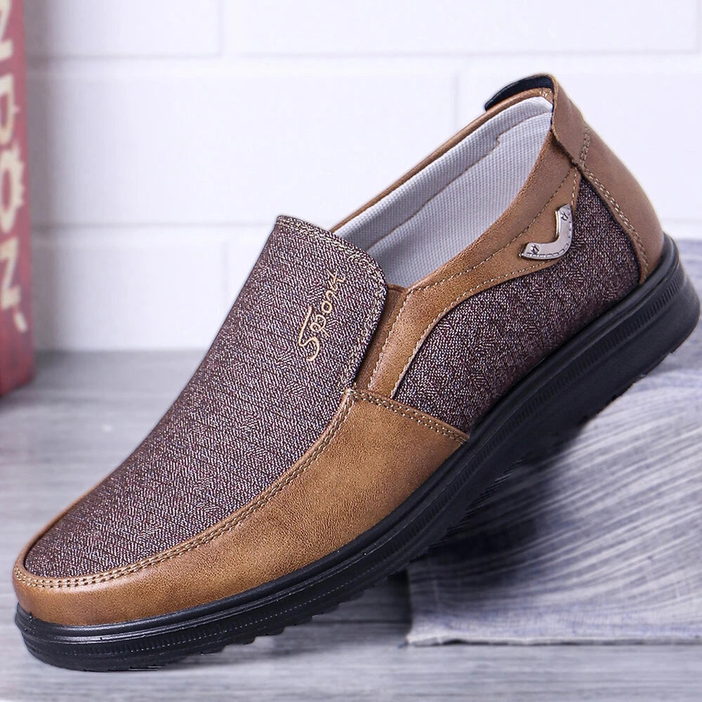 Large Size Men Slip On Oxfords