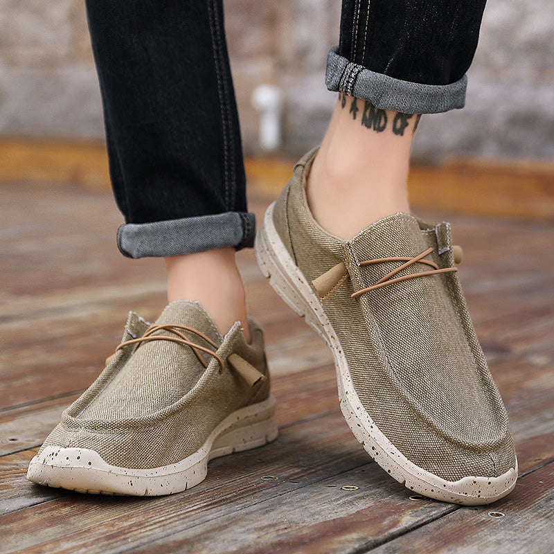 Men's Non Slip Canvas Loafers