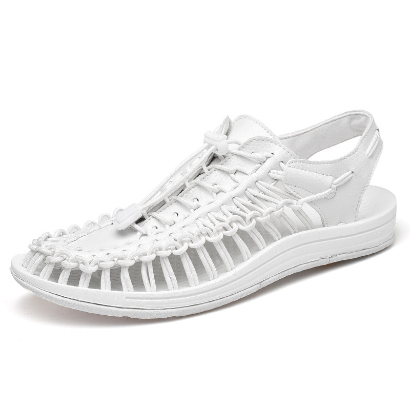 Men's Summer Woven Lace-up Sandals