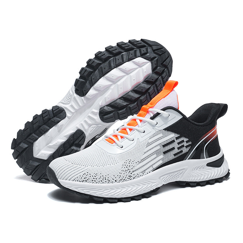 Cross Country Marathon Men's Running Shoes-White