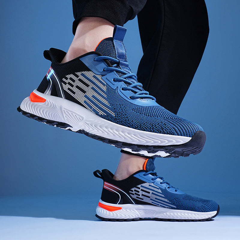 Cross Country Marathon Men's Running Shoes Blue