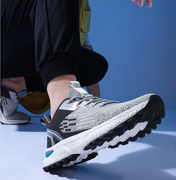 Cross Country Marathon Men's Running Shoes-Gray